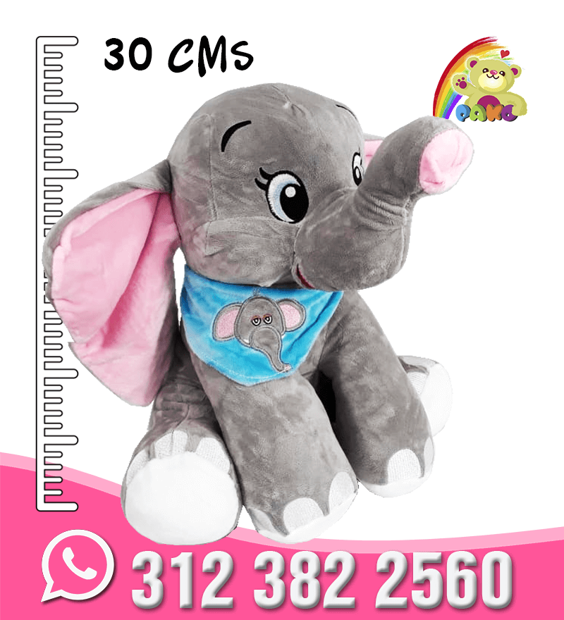 peluches de elefantes pequeños