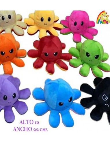 Pulpos reversibles peluches importado aleatorio GENERICO