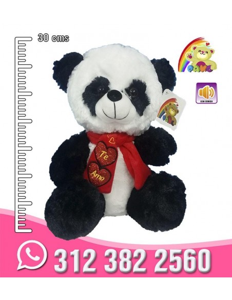 Panda Bufanda Corazón